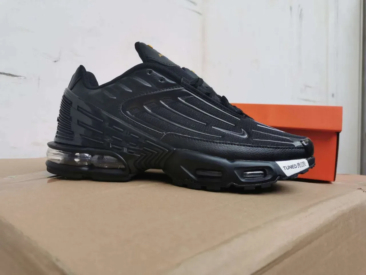 Nike Zapatillas Lifestyle Negras Monocromáticas de material sintético con capas Cage 6