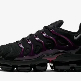 Nike Noir et Violet Upper Tricot Cage TPU Brillant Lifestyle Sneakers
