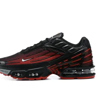Nike أسود أحمر متعدد الطبقات TPU Cage تدرج شبكة علوية أحذية رياضية أسلوب حياة