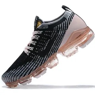 Nike أسود شفاف مصمم تريكو علوي طول كامل مرئي هواء حذاء أسلوب حياة