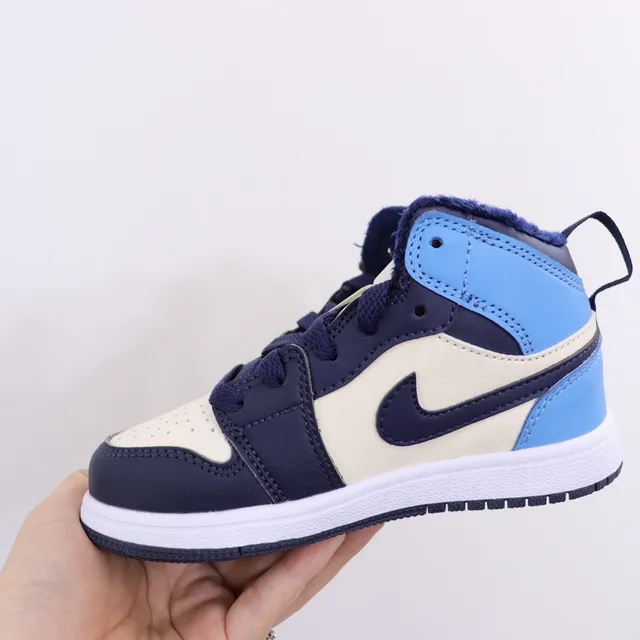 Nike काला सफेद हाई-टॉप पैडेड कॉलर बास्केटबॉल जूते 9