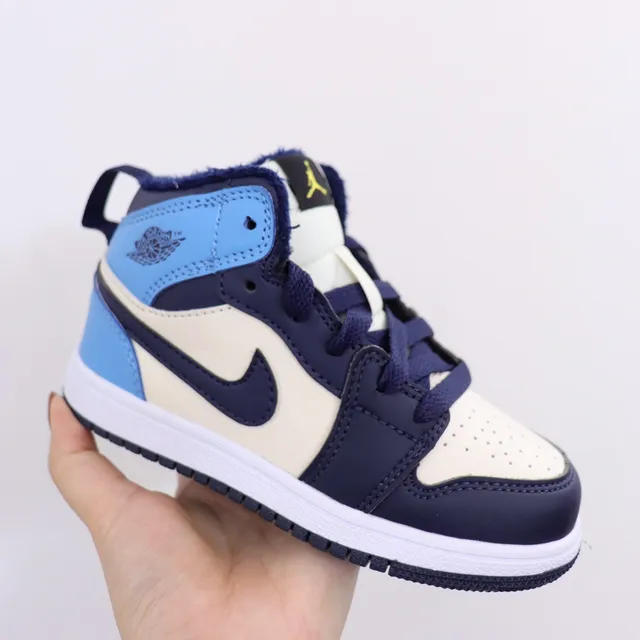 Nike काला सफेद हाई-टॉप पैडेड कॉलर बास्केटबॉल जूते 10