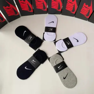 Nike Black White No-Show Low-Cut Socks