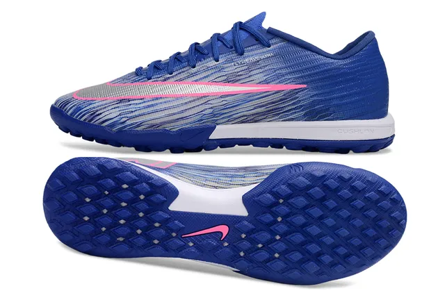 Nike Blue Pink Flyweave Upper Outsole Turf Soccer Shoes 6
