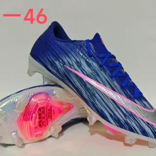 Nike Azul Rosa Flyweave Upper Swoosh Firm-Ground Sapatos de Futebol