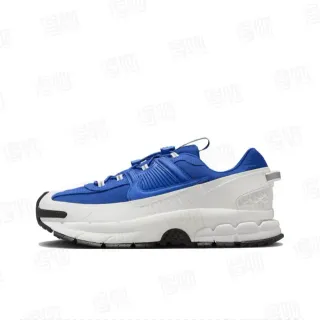 Nike Blue White Layered Synthetic/mesh Upper Sculpted Wavy Midsole Chunky Sneakers