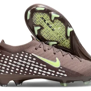 Nike Chaussures de football avec upper en maille marron vert graphique Wave-Dot terrain ferme