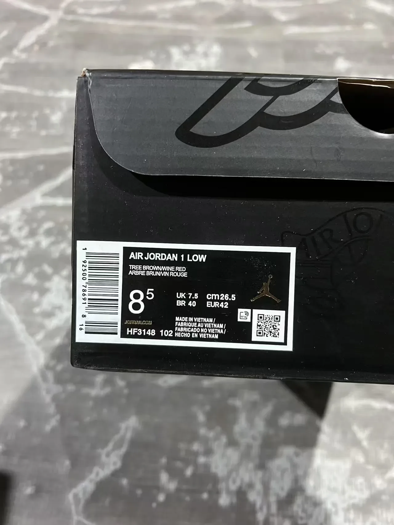 Nike Sneakers Lifestyle Bourgogne Noir Low-Top Cuir Panneau 10