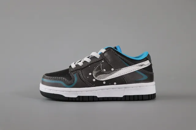 Nike Dunk Low Batman কালো লাল স্কেটবোর্ড জুতা 2