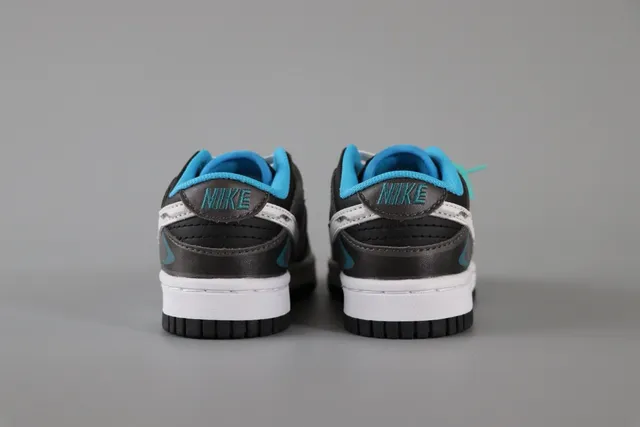 Nike Dunk Low Batman কালো লাল স্কেটবোর্ড জুতা 4