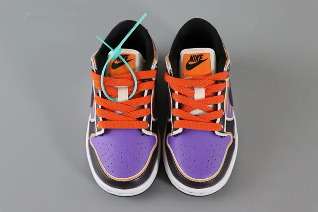 Nike Dunk Low Batman কালো লাল স্কেটবোর্ড জুতা 15