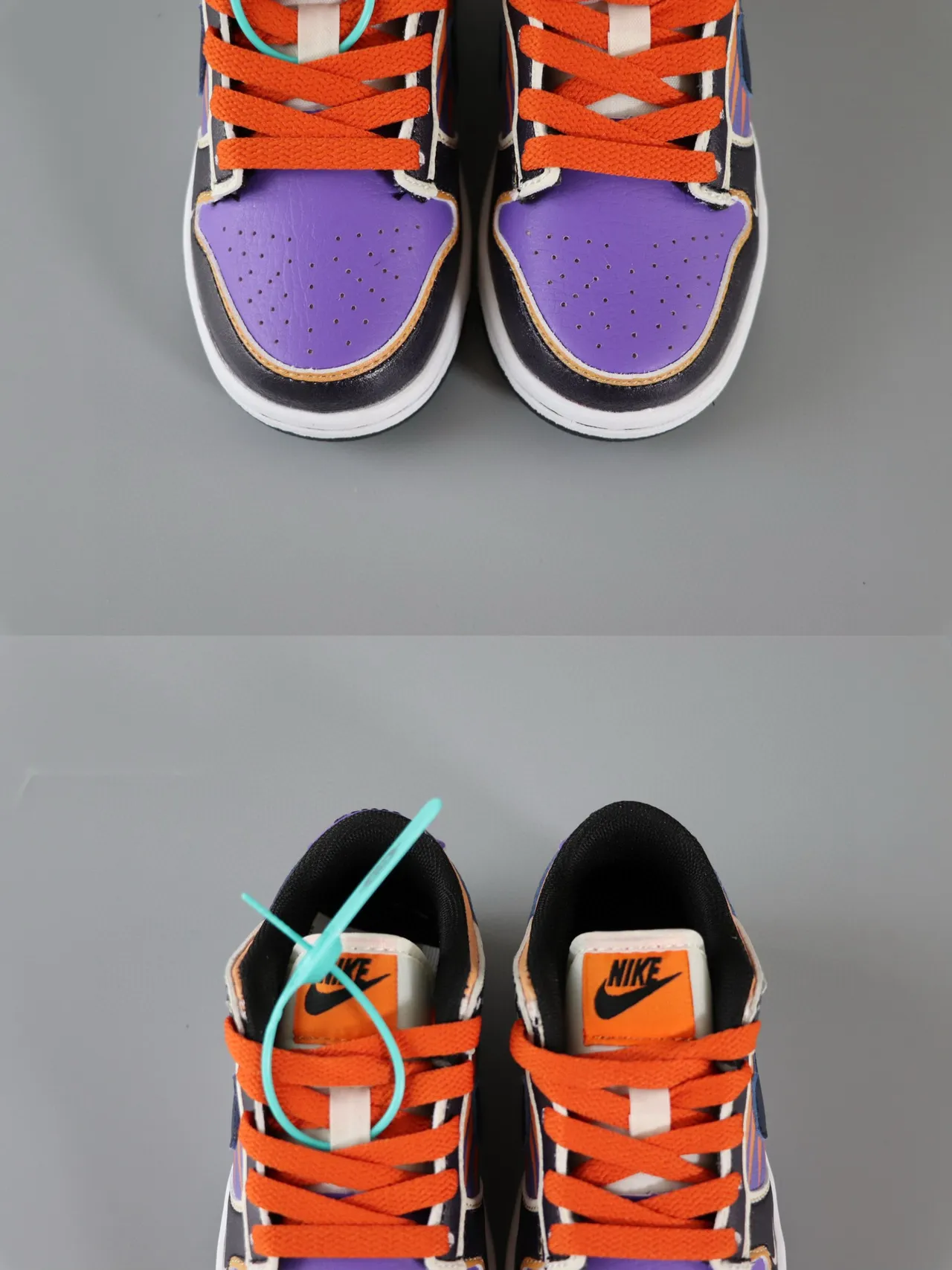 Nike Dunk Low Batman কালো লাল স্কেটবোর্ড জুতা 17