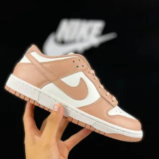 Nike Dunk Low بيج وأبيض حذاء رياضي أسلوب حياة