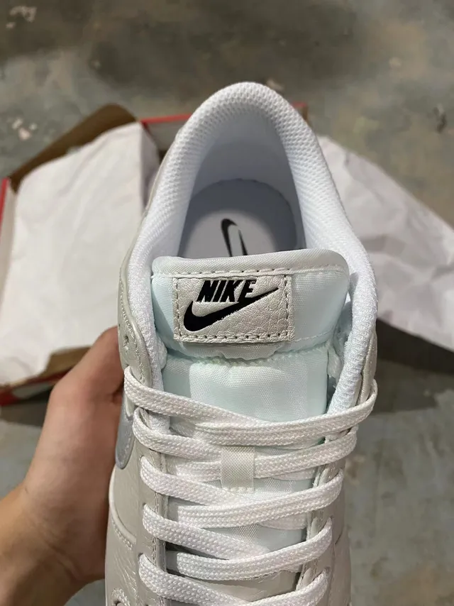 Nike Dunk Low Metallic Silver Lifestyle Sneakers 7