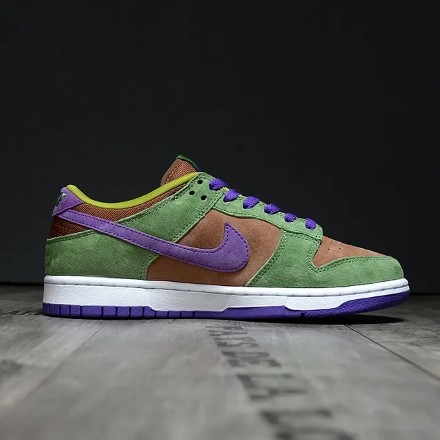 Nike Dunk Low أخضر زيتوني بنفسجي كاكي أحذية أسلوب حياة 6