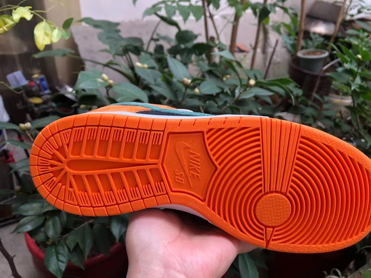 Nike Dunk Low Orange Black Teal Lifestyle Sneakers 2