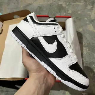نایک Dunk Low أبيض أسود أحذية رياضية أسلوب حياة