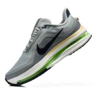 Nike Gris Verde Parte Superior de Malla Ingenierada Longitud Completa Unidad Air Zoom Visible Zapatos de correr