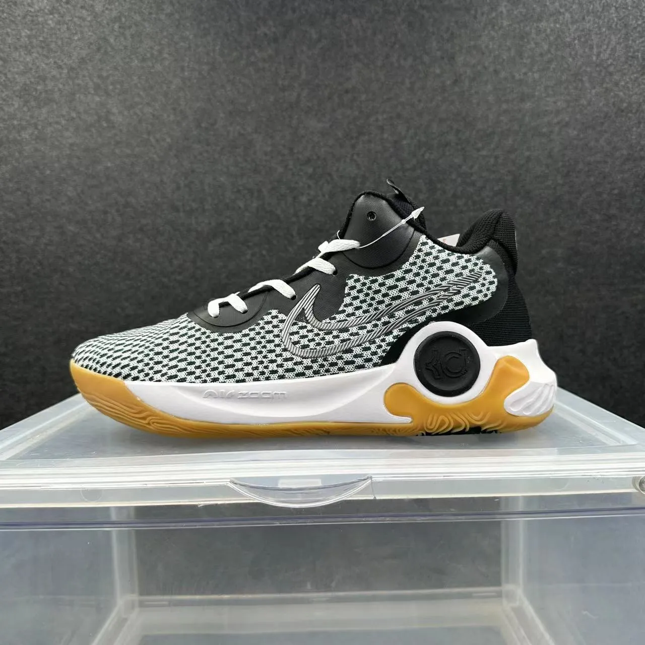 Nike KD Trey 6 ধূসর কালো বাদামি বাস্কেটবল জুতো 2