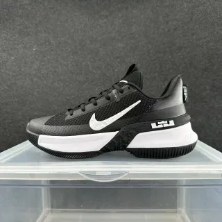 Nike LeBron Witness काला और सफेद मेश और सिंथेटिक ऊपरी बास्केटबॉल जूते
