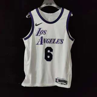 Nike Los Angeles City Edition 白色 紫色 黑色 篮球球衣