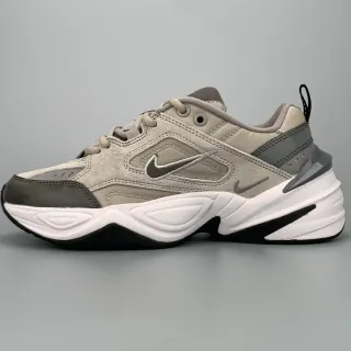 Nike M2K Tekno cinza claro tênis chunky