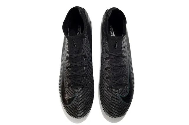 Nike Mercurial Superfly काला टील Air Zoom फर्म ग्राउंड फुटबॉल जूते 3