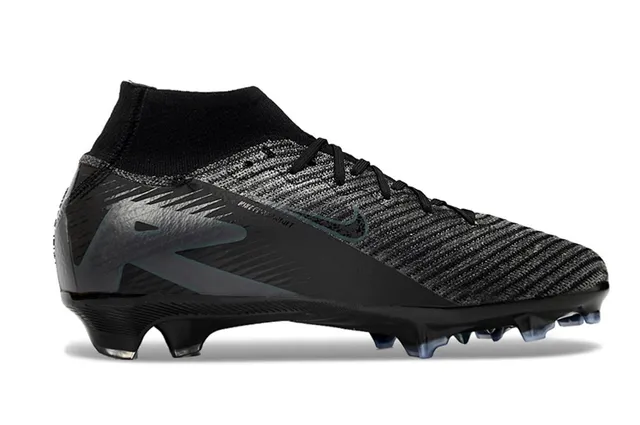 Nike Mercurial Superfly काला टील Air Zoom फर्म ग्राउंड फुटबॉल जूते 8
