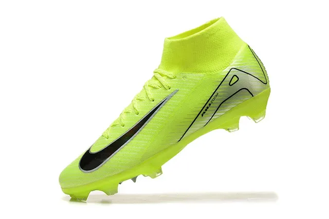 Nike Mercurial Superfly Chuteiras de Futebol Altas Amarelo Neón Firm Ground 5