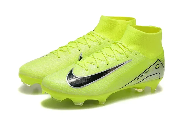 Nike Mercurial Superfly Chuteiras de Futebol Altas Amarelo Neón Firm Ground 8