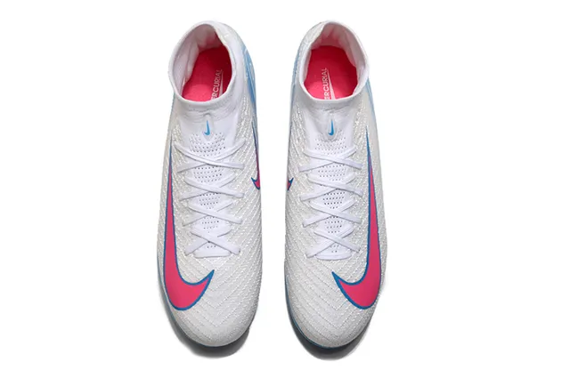 Nike Mercurial Superfly श्वेत गुलाबी नीला Firm-Ground फुटबॉल जूते 2