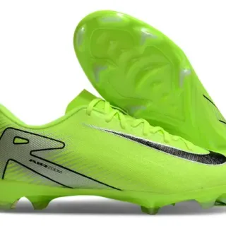 Nike Mercurial Vapor Neon Green Silver Black Firm-Ground Zapatos de fútbol