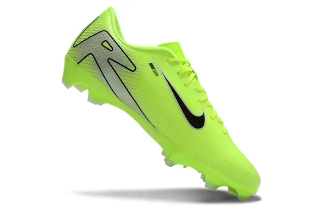 Nike Mercurial Vapor Neon Green Silver Black Firm-Ground Sapatos de futebol 2
