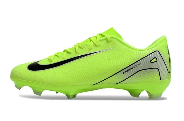 Nike Mercurial Vapor Neon Green Silver Black Firm-Ground Sapatos de futebol 7