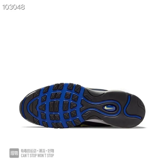 Nike Navy Black Layered Wave Upper Visible Air Cushioning Lifestyle Sneakers 5