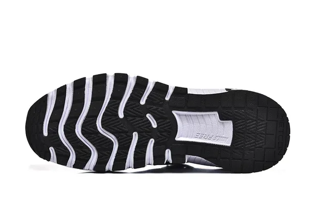 Nike Navy White Engineered Mesh Upper Sculpted Ribbed Midsole Running Shoes 4