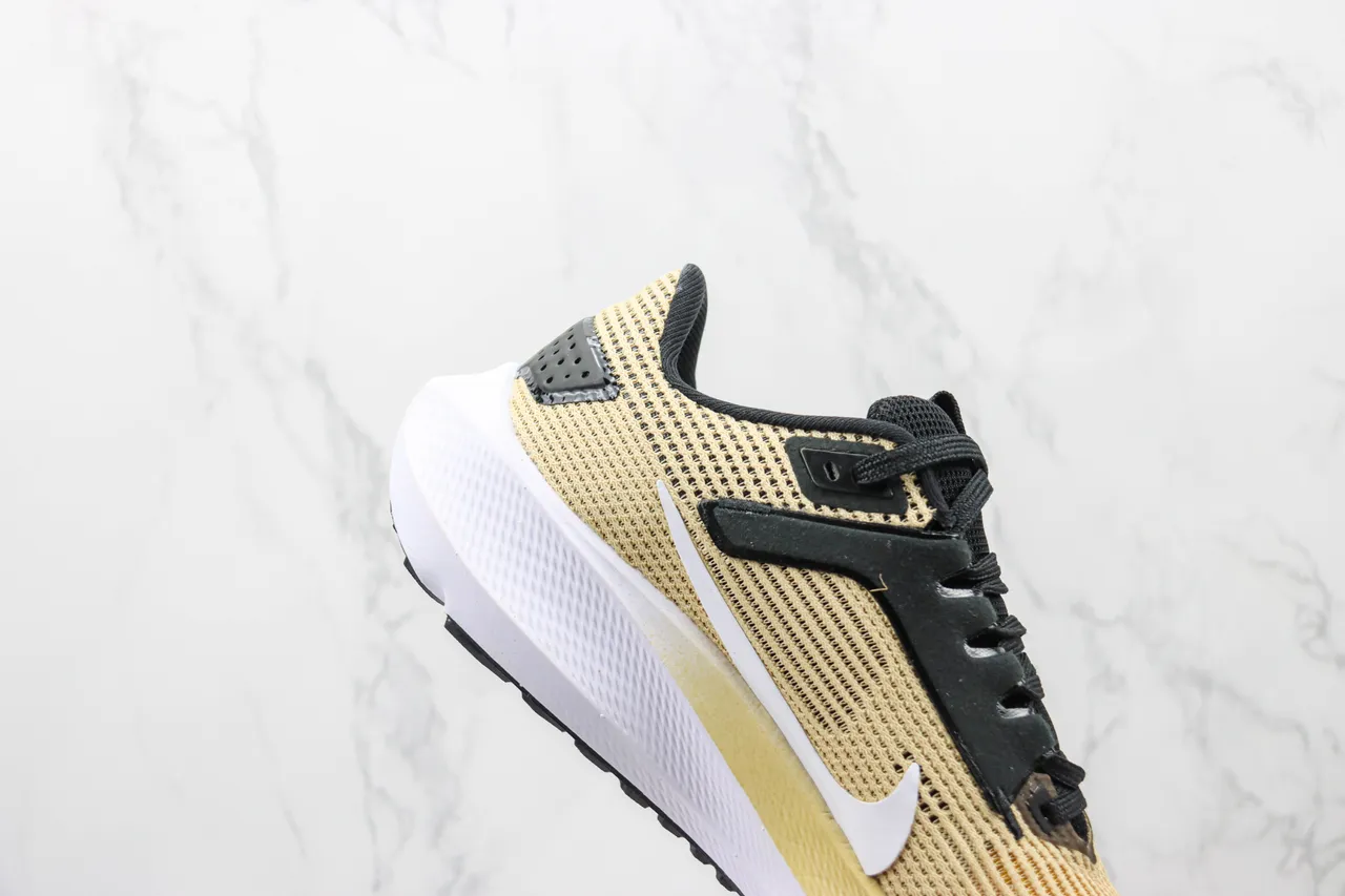 Nike Pegasus 40 বেইজ কালো সাদা রানিং শু 5