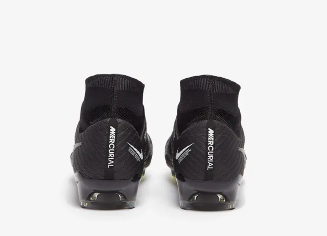 Nike Phantom GT Black Green High-Cut Flyknit Collar Textured Synthetic Upper Firm-Ground Soccer Shoes 3