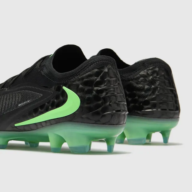 Nike Phantom GT 黑色霓虹绿 Firm-Ground 足球鞋 12