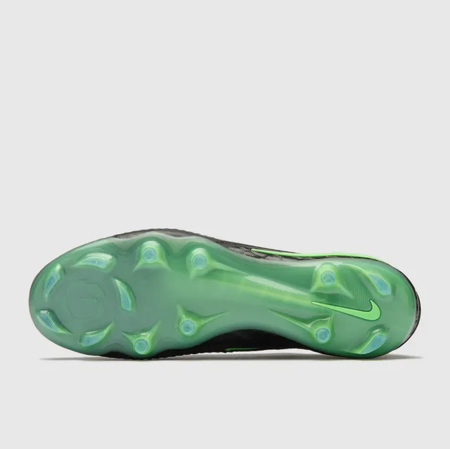 Nike Phantom GT 黑色霓虹绿 Firm-Ground 足球鞋 13