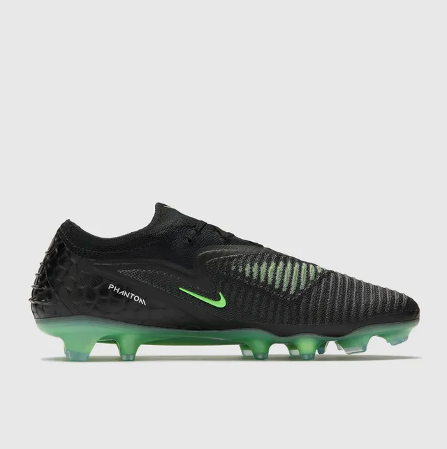 Nike Phantom GT 黑色霓虹绿 Firm-Ground 足球鞋 14