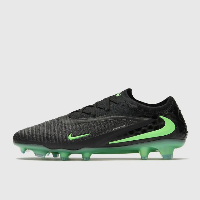 Nike Phantom GT 黑色霓虹绿 Firm-Ground 足球鞋 15