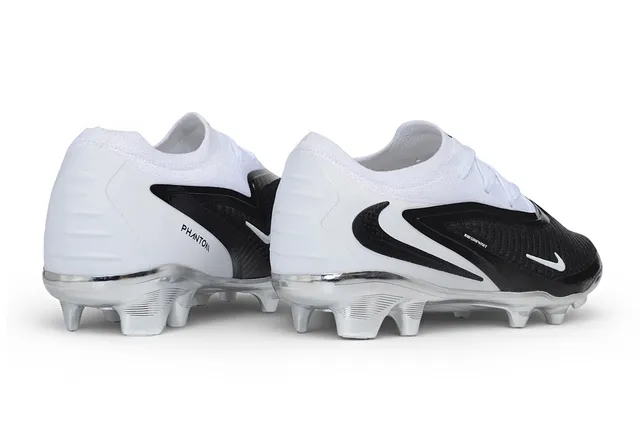 Nike Phantom GT Black White Metallic Firm-Ground Soccer Shoes 5