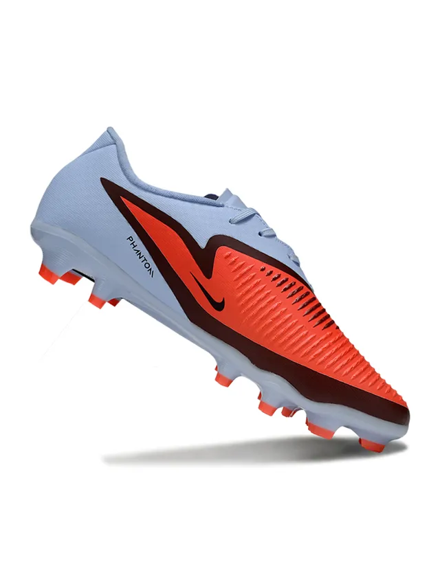 Nike Phantom GT Azul Naranja Bajo Sintético Texturizado Antepié Cage Suelo Firme Zapatos de Fútbol 2