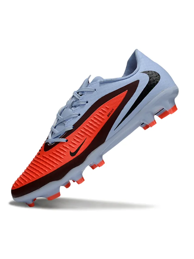 Nike Phantom GT Azul Naranja Bajo Sintético Texturizado Antepié Cage Suelo Firme Zapatos de Fútbol 3