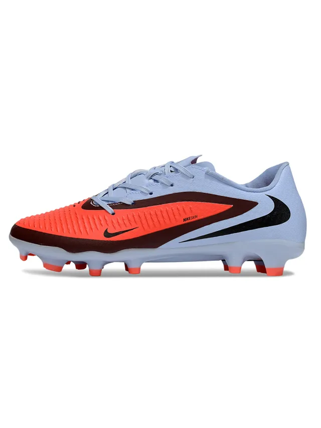 Nike Phantom GT Azul Naranja Bajo Sintético Texturizado Antepié Cage Suelo Firme Zapatos de Fútbol 6