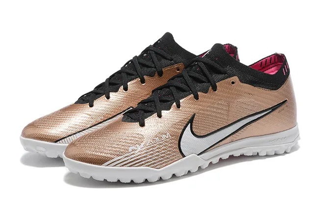 Nike Phantom GT Marrom Preto Baixo-Corte Malha Superior Grama Artificial Sapatos de Futebol 8