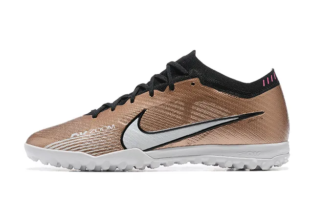 Nike Phantom GT Marrom Preto Baixo-Corte Malha Superior Grama Artificial Sapatos de Futebol 10