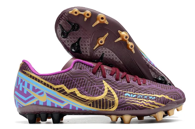 Nike Phantom GT Brown White Metallic Copper Synthetic Upper Swoosh Accent Firm-Ground Soccer Shoes 5