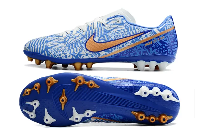 Nike Phantom GT Brown White Metallic Copper Synthetic Upper Swoosh Accent Firm-Ground Soccer Shoes 15